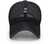 Verano exterior de larga distancia sombrilla sombrero de malla mujeres protector solar gorra de béisbol para hombres Golf pesca sombreros Panamá Snapback sombrero visera sombreros 55-60cm gris oscuro