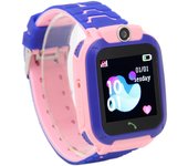 Reloj inteligente para niños 2G GSM IP67, resistente al agua, con cámara, alarma SOS, llamadas de voz bidireccionales y pantalla táctil HD.