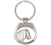 Shetland Pony - keychain with a horse, keychain with a print, personalized pendant from the Art-Dog brand plata