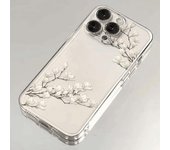 Funda transparente con diseño de flor de magnolia para Apple, Huawei, Vivo, Xiaomi y Oppo. OPPO RENO 7PRO