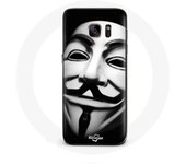 Coque pour Samsung Galaxy S6 edge Nous sommes légion masque anonyme