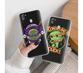 Funda de TPU de las Tortugas Ninja Adolescentes Mutantes para iPhone XR 7 8 14 15 11 12 13 X XS Pro Max Xiaomi Redmi 13C Note 9 Samsung A22 S23 S24 Ultra Plus VIVO VIVO Y21S aero