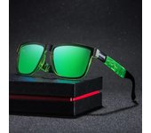 Nuevas gafas de sol polarizadas para hombre y mujer, gafas de sol de conducción clásicas de marca cuadrada para hombre, gafas de sol masculinas UV400 negro