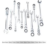 Juego de llaves, llave multiherramienta, llaves de trinquete, juego de herramientas, juego de llaves, llave Universal, herramienta para coche Wrench set