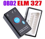 Adaptador de diagnóstico para coche ELM 327 V 1.5 OBD 2 ODB2, compatible con Bluetooth 5.0, herramienta de escáner automática para Windows XP 7/8 Android Symbian negro