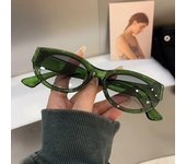 Nuevas gafas de sol vintage de ojo de gato para mujer, gafas de sol sexis retro con montura ovalada pequeña, gafas de sol redondas de moda para mujer, gafas de sol