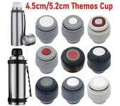 1 Uds. Tapa de taza de 4,5  5,2 CM, tapas de sellado de plástico para hervidor, cubierta Original para botella, hervidor de taza Themos 45MM Style 1