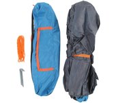 Tienda de campaña tipo domo para 3 o 4 personas, para 4 estaciones, doble capa, impermeable, protección UV, resistente al viento, familiar.