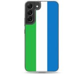 Coque Téléphone - Samsung - Galaxy S22 Plus - Drapeau Sierra Leona - Souple - Multicolore