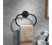 1 toallero de acero inoxidable para baño, soporte para toallas, armario de cocina, organizador para colgar en la puerta, estante montado en la pared