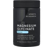 Sports Research, Magnesium Glycine, 160 mg, 90 Veggie Capsules (80 mg per capsule)