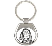 Gordon setter - keychain with a dog, keychain with a print, personalized pendant from the Art-Dog brand plata