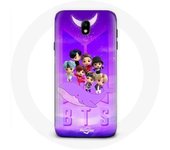 Coque pour Samsung Galaxy S5 BTS TinyTAN Animation Affiche RM Jin Suga J-Hope Jimin Jungkook Et V Zero O’Clock