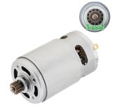 Motor RS550 de 18 V y 12 dientes para herramientas eléctricas, taladro eléctrico, destornillador
