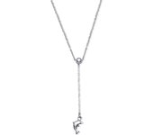 Les Trésors De Lily [F1344] - Collar de plata 'Delfín' - 45x8 mm plata