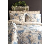 Parure de couette réversible  100% Satin de coton Peigné  / 82 fils /cm² - Decorose
