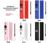 Funda protectora de silicona para Xiaomi TV Stick 4K y control remoto MiBox 2.a generación: a prueba de polvo y caídas. 165MM*40MM*16.5MM negro