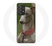 Coque pour Samsung Galaxy A52 Lévrier greyhound Gris