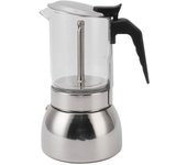 Cafetera de doble válvula de acero inoxidable resistente a altas temperaturas multifuncional portátil para