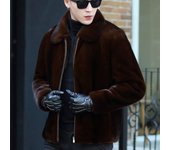 Nueva chaqueta de invierno para hombre, abrigo de piel sintética, Tops de manga larga, ropa de diseñador de lujo de gama alta, chaqueta de solapa con capucha de talla grande a la moda XXXXXXL