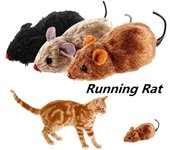 Ratón de peluche realista y divertido para gatos, perros, mascotas, niños, Color aleatorio, 1 Uds.