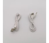 Cable de alimentación USB a CC 3,5 x 1,35 de 1 m, color blanco: Compatible con cepillo de dientes eléctrico, instrumento de belleza, ventilador USB y carga de juguetes. 1 meter blanco