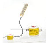 Lámpara para máquina de coser de 30LED, accesorio de iluminación LED, Base fija, tubo Flexible para tareas domésticas UK Plug beige