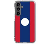 Coque Téléphone - Samsung - Galaxy S21 Plus - Drapeau Laos - Souple - Multicolore