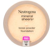 Neutrogena, Mineral Sheer, Base de maquillaje en polvo suelto, Classic Ivory 10, 0.19 oz (5,5 gramos)