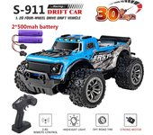 Nuevo 1:20 RC Drift Car 30 Km/h Coche RC de alta velocidad Juguete para adultos y niños 2.4G Monster Truck todoterreno Regalo Carreras 1 Battery rojo