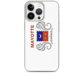 Funda iPhone - Mayotte - Drapeau - Souple - Multicolore - Compatible iPhone 13 Pro