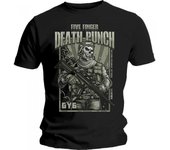 Five Finger Death Punch - Camiseta unisex para adulto, soldado de guerra XL negro