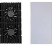 Disipador de calor trasero para tarjeta gráfica con ventilador de refrigeración DuMemory para RTX 3090 3080 3070