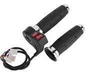 1 par de empuñaduras de acelerador de 3 velocidades para bicicleta eléctrica con marcha adelante y atrás