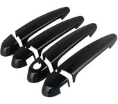 Juego de 4 embellecedores para manija de puerta de BMW, de plástico ABS, color negro brillante, para BMW E87, E90, E91, E92, E93, F30, X1, X2, X3, X4 y X6, accesorios decorativos para coche. CHINA