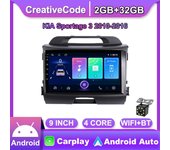 Radio de coche Android de 9 pulgadas Carplay para KIA Sportage 3 2010-2016 reproductor de vídeo Multimedia navegación GPS WIFI 2 + 32GB 1+16GB