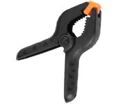 10 abrazaderas de resorte de plástico multifuncionales de 4 pulgadas, tipo A, color negro, para herramientas de carpintería DIY