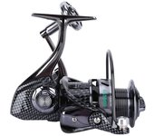 Carrete de pesca de agua salada con rueda giratoria, ligero y plegable, de metal, con balancín, accesorio, herramienta RA5000