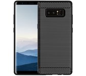 Funda de fibra de carbono a prueba de golpes para Samsung Galaxy Note 8, funda de silicona para galaxy note8, funda trasera de parachoques, Fundas Samsung Note8