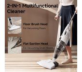 Aspirador de Mano 2 en 1 Potente 14Kpa 650W Dustbuster blanco