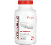 Nutrición metabólica, vitamina C, 1500 mg, 90 cápsulas (750 mg por cápsula)