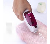 Cortador de cinta Soporte de cinta de papelería portátil Dispensador de cinta de mano Sellador de caja Soporte de cinta de oficina rojo rosa