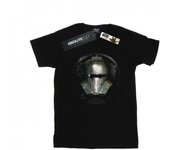 Star Wars Boys The Mandalorian Dark Helmet T-Shirt 9-11 Years negro