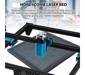 Mesa de trabajo en forma de panal Cama láser en forma de panal 400x400mm Corte por láser Cama láser en forma de panal para CO2 o negro
