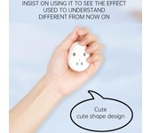 Mini dispositivo de ayuda para dormir, máquina de ayuda para dormir, máquina de mano para dormir para adultos con microcorriente blanco