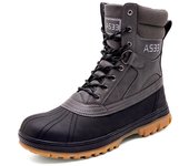 TUINANLE Botas de Camuflaje para Hombres Zapatos de Seguridad para el Trabajo Botas Militares tácticas del Desierto Impermeables para Hombres Otoño Invierno Botas de Tobillo del ejército de Fuerza Especial para Hombres 39 negro