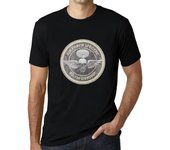Camiseta gráfica para hombre - Air Force Spectre - Camiseta con calavera de alas de ángel XS negro