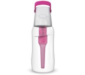 Botella purificadora de agua DAFI SOLID, portátil, tipo botella, purificador de agua, botella de agua con 1 cartucho, color rosa japonés [producto genuino] (500 ml, rosa) rosa rosa