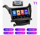Radio de coche Android para Hyundai Elantra MD 2014-2015 Reproductor multimedia Unidad principal Navegación GPS estéreo BT WIFI 1+16 GB 1+16GB