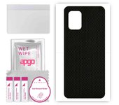 apgo Protective Skin Sticker for the back compatible with Xiaomi Mi 10 Youth 5G, Wrap Film, Foil, Vinyl - Pattern Matrix